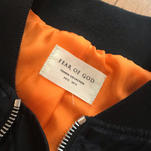 FEAR OF GOD(フィアオブゴッド)の fear of god 4th bomber black XL メンズのジャケット/アウター(ミリタリージャケット)の商品写真