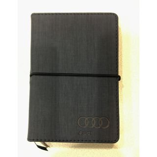 アウディ(AUDI)の【新品】Audi(アウディ)メモカバー(ネイビー)(ノート/メモ帳/ふせん)