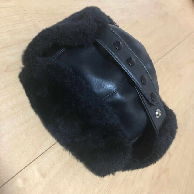 all leather trooper hat