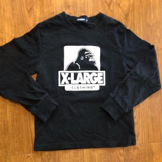 エクストララージ(XLARGE)のエクストララージ カットソー 長袖 黒 140 ゴリラ(Tシャツ/カットソー)