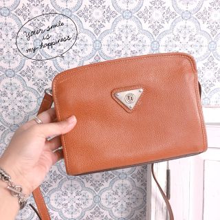 レノマ(RENOMA)の【renoma paris】キャメルレザーバッグ✩︎美品レトロ(ショルダーバッグ)