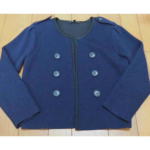 Theory セオリー ニットジャケット 定価約45,000円 - ノーカラージャケット