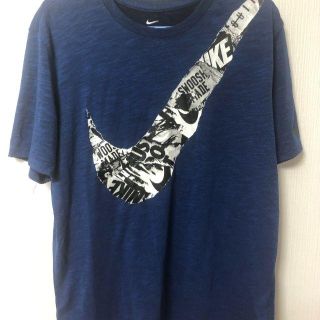 ナイキ(NIKE)のNIKE トレーニング Tシャツ ブルー  Lサイズ(Tシャツ/カットソー(半袖/袖なし))