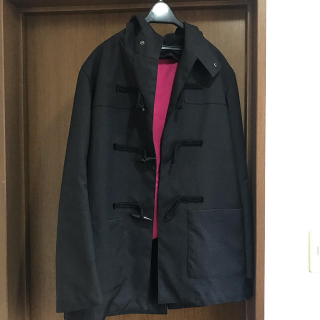 グレンチェック ダッフルコート 定価3万 メンズのジャケット/アウター(ダッフルコート)の商品写真