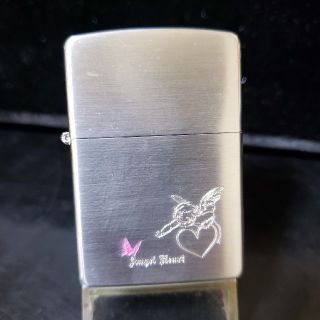 ジッポー(ZIPPO)の新品❤09H'ZIPPO♥エンゼルハート❤銀張り♥送料無料(タバコグッズ)