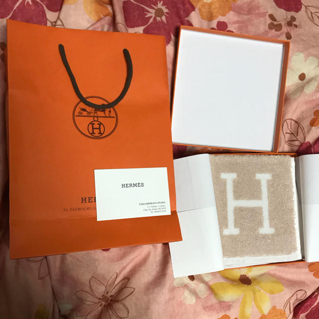 Hermes(エルメス)のHERMES ハンドタオル レディースのファッション小物(ハンカチ)の商品写真