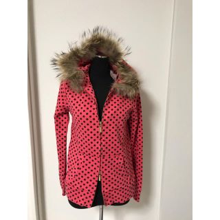 セシルマクビー(CECIL McBEE)の新品 M セシルマクビー  ダブルジップパーカー ドット柄(パーカー)