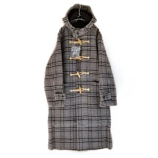 コムデギャルソン(COMME des GARCONS)の総柄ノバチェック BURBERRYチェック ダッフルコート (チェスターコート)