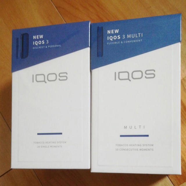 iQOS3 + iQOS3 マルチ  セット ブルー ③メンズ
