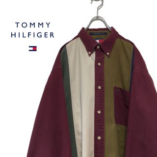 トミーヒルフィガー(TOMMY HILFIGER)のTOMMY HILFIGER トミーヒルフィガー 90s コットンシャツ(シャツ)