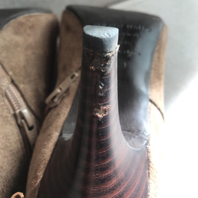 ORiental TRaffic(オリエンタルトラフィック)のオリエンタルトラフィック★パンプス ブーティ ブラウン キャメル スエード レディースの靴/シューズ(ブーティ)の商品写真