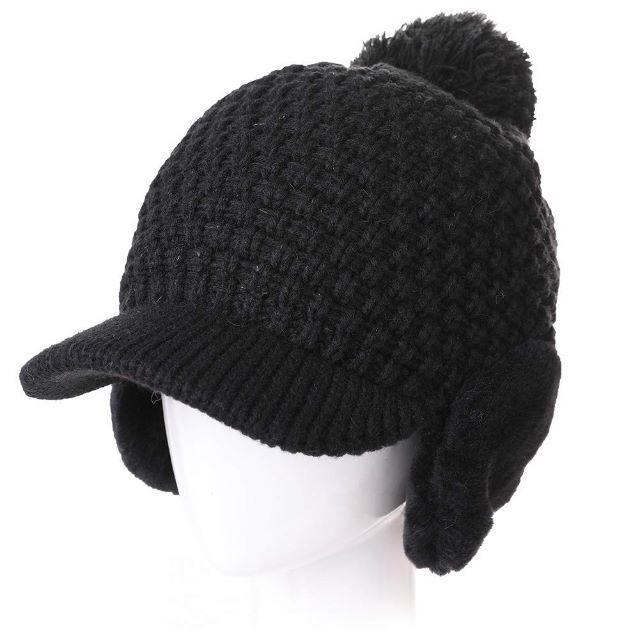 (シッギ) Siggi 耳あて付きキャップ 裏起毛冬用防寒ニット帽 レディース  レディースの帽子(ニット帽/ビーニー)の商品写真