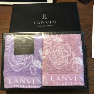 ランバン(LANVIN)のキラキラ ♪ニコニコさん専用LANVIN ハンドタオル 箱なし(タオル/バス用品)