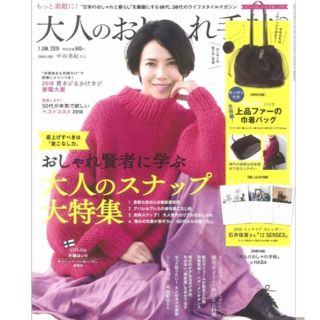 ハリス(Harriss)の大人のおしゃれ手帖 2019年1月号 付録＋カレンダー(ファッション)