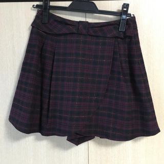 フェルゥ(Feroux)の＊美品＊フェルゥ チェックリボンキュロットパンツ②(キュロット)