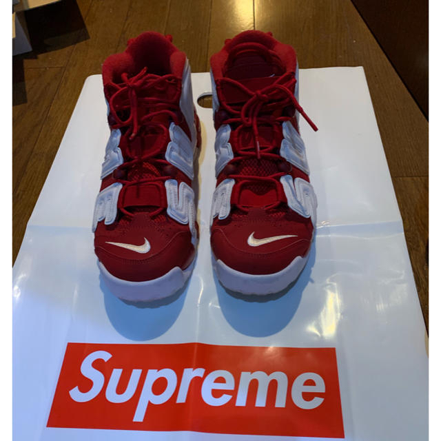 美品  supreme アップテンポ   27.5スニーカー