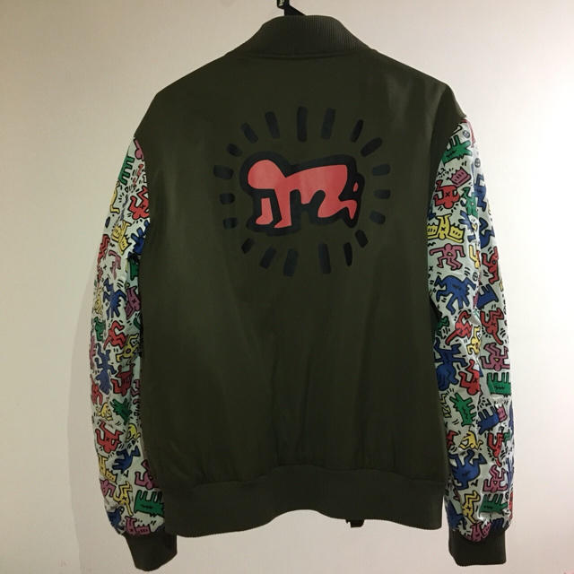 WEGO(ウィゴー)のMA-1 ブルゾン  キース・へリング(Keith Haring) レディースのジャケット/アウター(ブルゾン)の商品写真