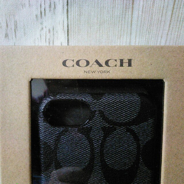 COACH(コーチ)のCOACH コーチ iPhoneケース チャコール×ブラック スマホ/家電/カメラのスマホアクセサリー(iPhoneケース)の商品写真