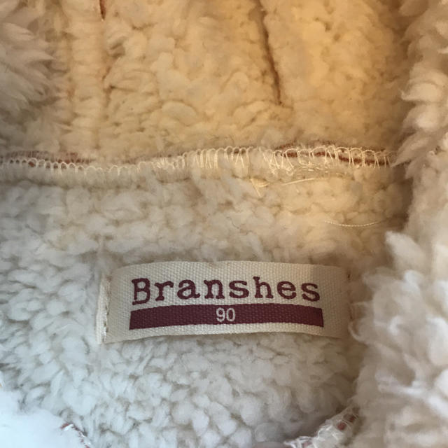 Branshes(ブランシェス)のボアのダッフルコート ブランシェス キッズ/ベビー/マタニティのキッズ服女の子用(90cm~)(コート)の商品写真