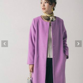 Rosso ノーカラーコート PA07-278B05 グレー 新品未使用 URBAN RESEARCH ROSSO - ROSSO ノーカラーコートの通販 by