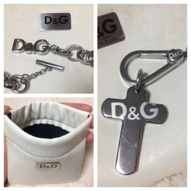 DOLCE&GABBANA(ドルチェアンドガッバーナ)のD&G クロスチェーンネックレス୨୧♡ॢ レディースのアクセサリー(ネックレス)の商品写真