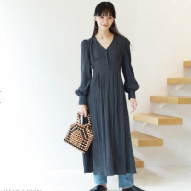 TODAYFUL(トゥデイフル)のtodayful Crape Geogette Dress レディースのワンピース(ロングワンピース/マキシワンピース)の商品写真