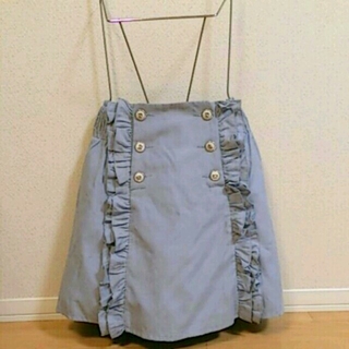 ブルーローグ(BLUE ROGUE)の台形フリルスカート(ひざ丈スカート)