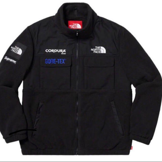 Supreme The North Face Fleece Jacket 黒 S