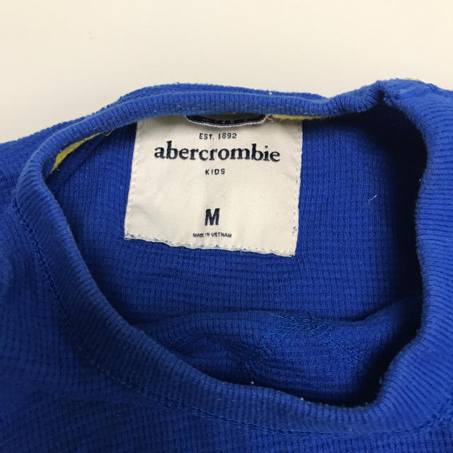 Abercrombie&Fitch(アバクロンビーアンドフィッチ)の💙ちびまめ様専用💙アバクロキッズMサイズ140cmワッフルシャツ キッズ/ベビー/マタニティのキッズ服男の子用(90cm~)(Tシャツ/カットソー)の商品写真