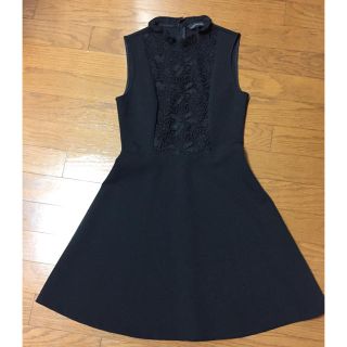 ザラ(ZARA)のZara 上品ワンピース 黒 XS(ミニワンピース)