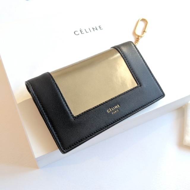 【新品・限定品】CELINE カード・コインケース ゴールド ミニ財布 希少品