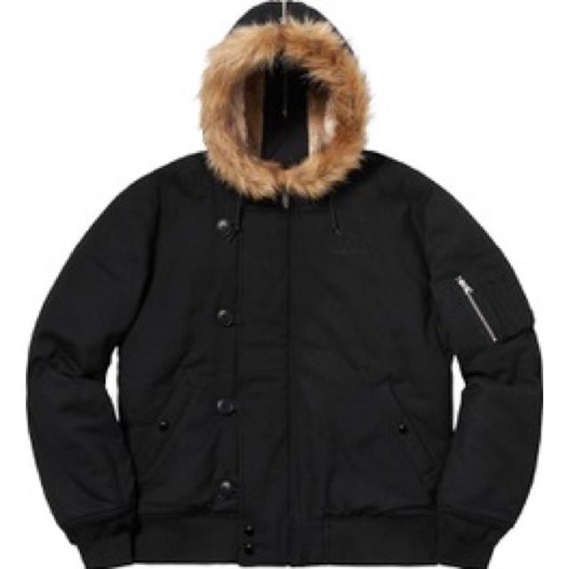 Supreme 18aw Wool N-2B Jacket Black