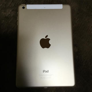 アイパッド(iPad)のiPadmini3 ゴールド 16GB SIMカードなし(タブレット)