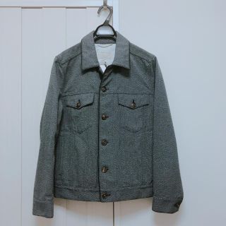 MARC JACOBS ネイビー杢調ブルゾン/メンズ - Gジャン/デニムジャケット