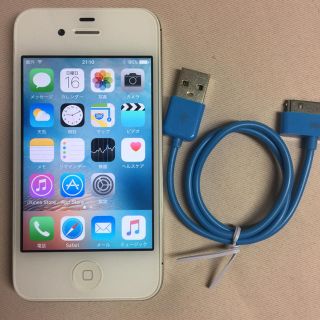 アップル(Apple)の⑧ softbank  iphone4s  32GB バッテリー良好、超美品(スマートフォン本体)