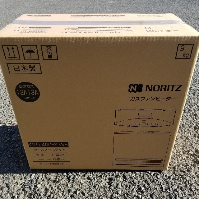 NORITZ(ノーリツ)のNORITZ　ガスファンヒーター スマホ/家電/カメラの冷暖房/空調(ファンヒーター)の商品写真