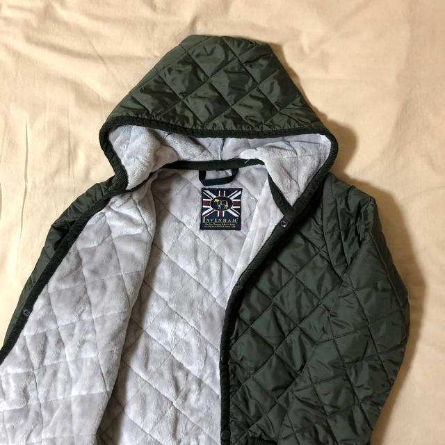 ラベンハム◯キルティングジャケット◯キッズ◯140◯オリーブ