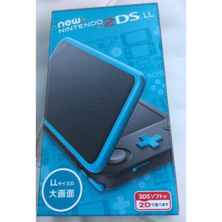 ニンテンドー3DS(ニンテンドー3DS)のNewニンテンドー2DS LL 【ブラック×ターコイズ】新品(家庭用ゲーム機本体)