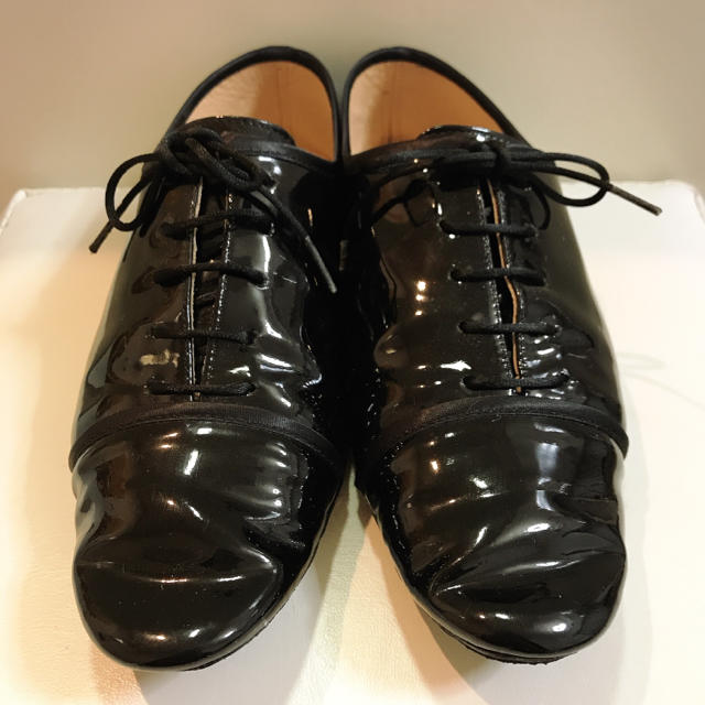 repetto(レペット)のrepetto♡ブラックエナメル オックスフォードシューズ♡ レディースの靴/シューズ(ローファー/革靴)の商品写真