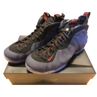 ナイキ(NIKE)のNIKE AIR FOAMPOSITE ONE デニム 新品未使用28.0㎝(スニーカー)