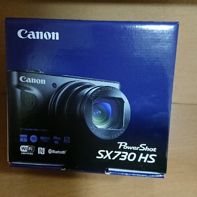 canon PowerShot SX730HS ブラック SDカード32GB付きスマホ/家電/カメラ