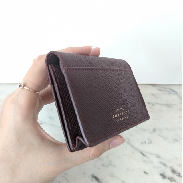 専用ページ【新品】Smythson パナマ カードケース/名刺入れ ワイン