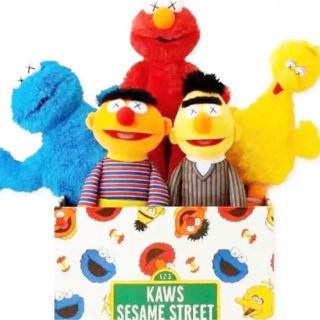 セサミストリート(SESAME STREET)のUNIQLO カウズ セサミストリート トイコンプリート BOX セサミ(ぬいぐるみ)