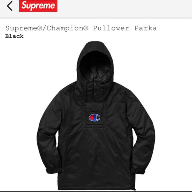 BlackSIZESupreme®/Champion® Pullover Parka size L