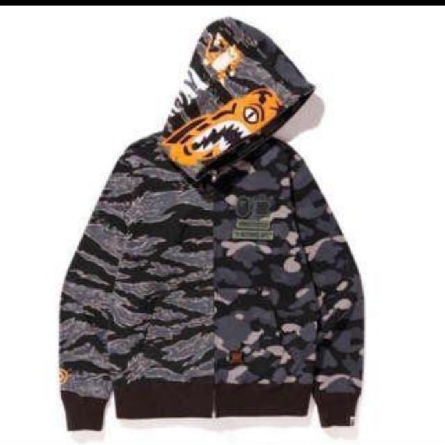 BAPE X UNDFTD  FULL ZIP HOODIE