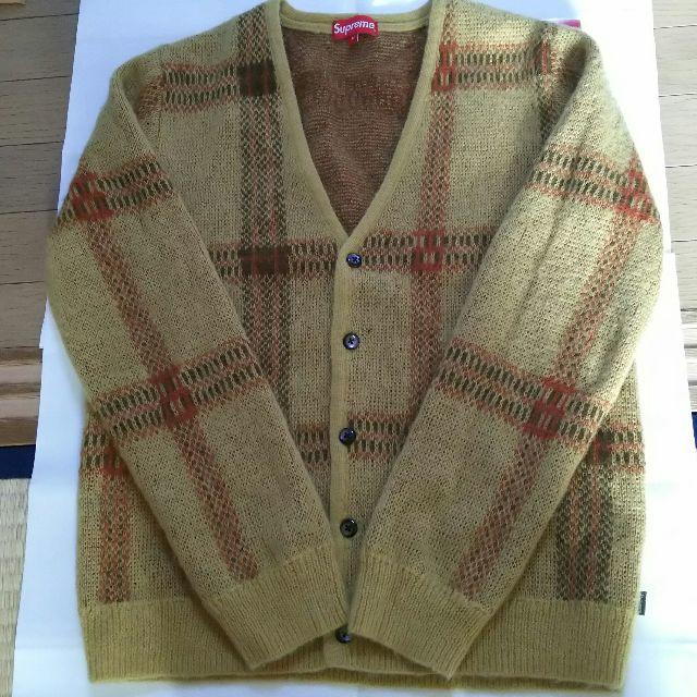 Supreme Plaid Mohair Cardigan モヘアカーディガン