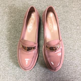 TOD'S - TOD'S トッズ ローファー ピンク ベージュ 24cm 37の通販 by