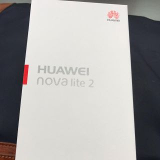 アンドロイド(ANDROID)の専用 HUAWEI nova lite 2 simフリー black(携帯電話本体)