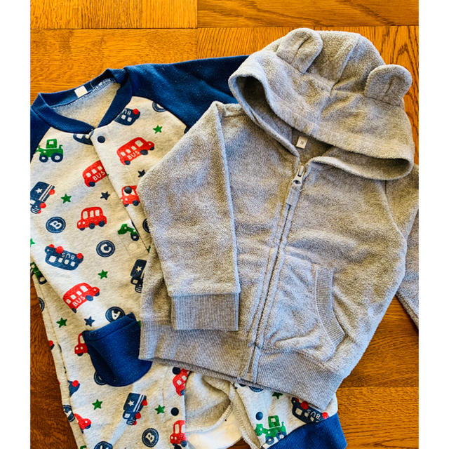 babyGAP(ベビーギャップ)の70サイズ冬物セット キッズ/ベビー/マタニティのベビー服(~85cm)(カバーオール)の商品写真