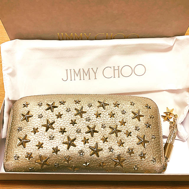 JIMMY CHOO(ジミーチュウ)のジミーチュウ財布 クリスタル付き  レディースのファッション小物(財布)の商品写真